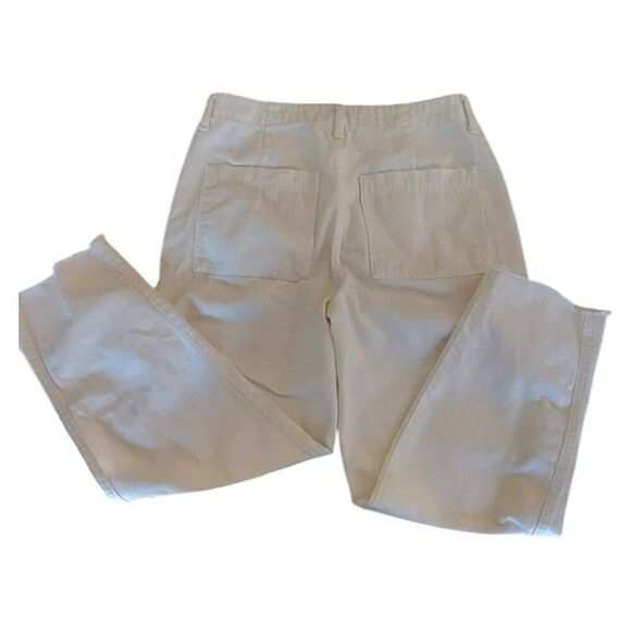 Universal Thread Cream Cargo Wide Leg Button Fly Pants - Picture 4 of 7